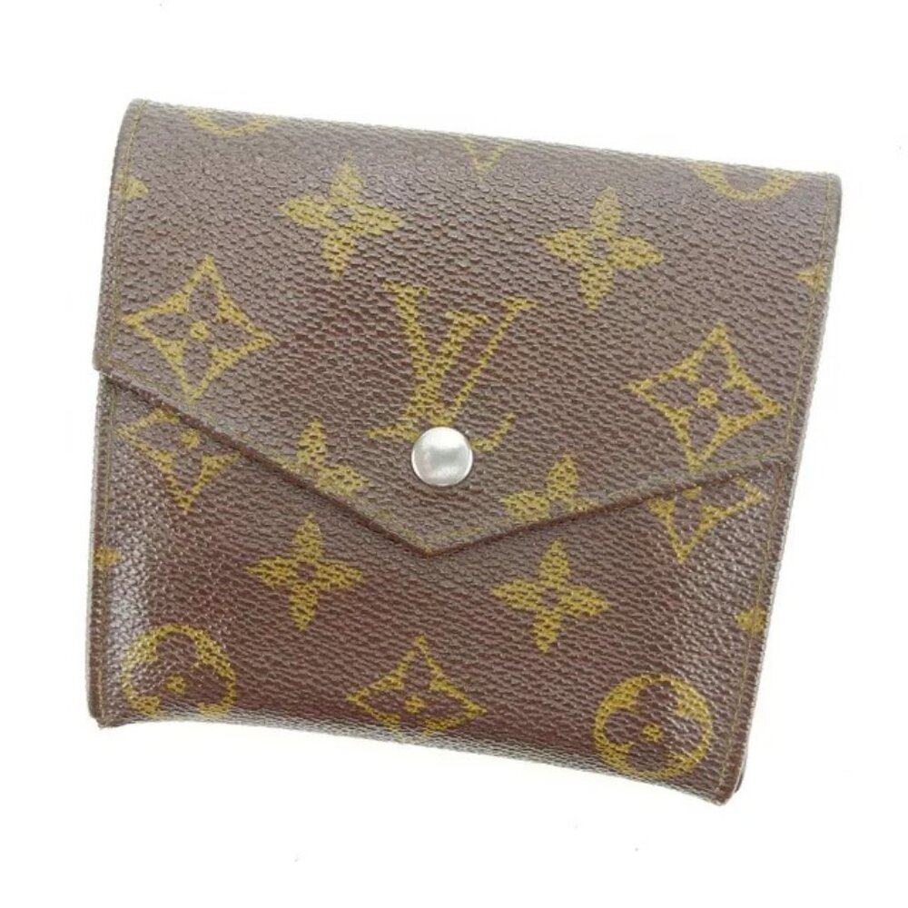 Louis Vuitton Wallet Purse Monogram Brown Woman Authentic Used